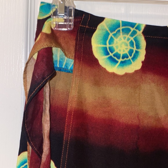 Coconut Pier Top & Wrap Skirt Set  Sz M ,Crop Top & Sarong Skirt NWOT - Picture 10 of 13